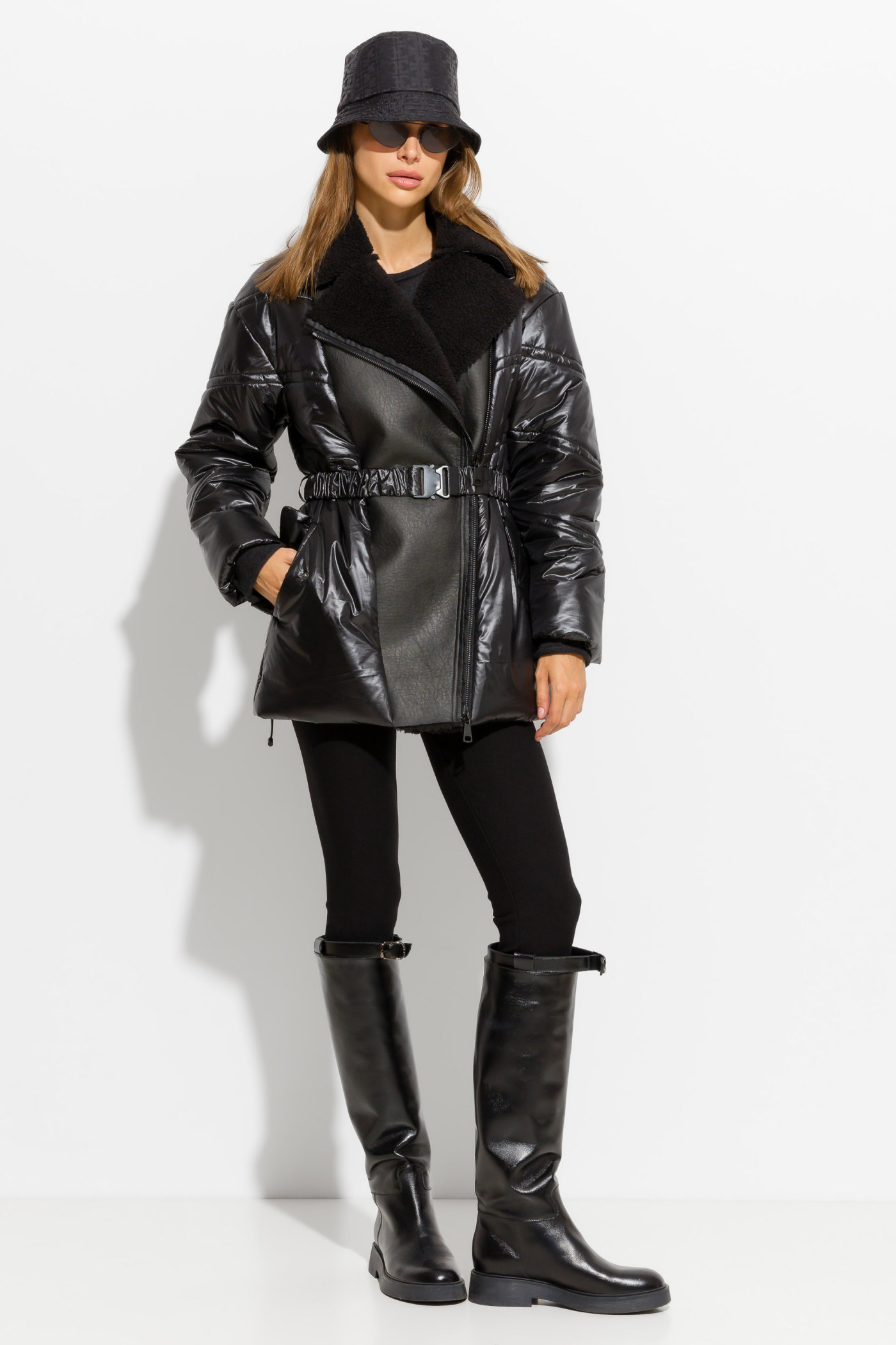 Панама в геометричный принт