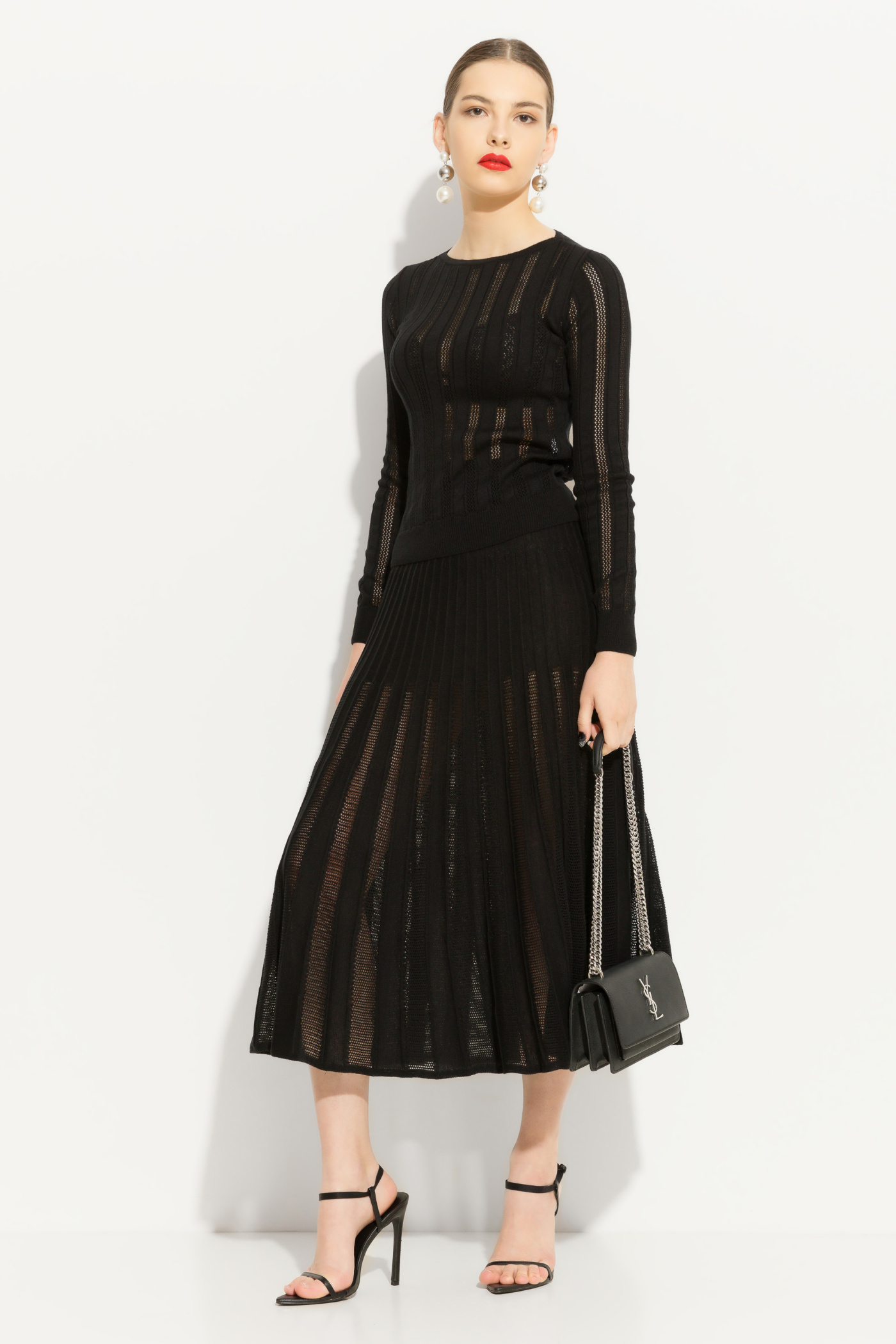  Юбка вязаная женская 53758а