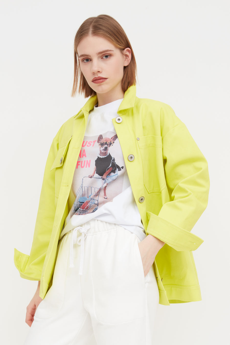 Футболка хлопковая с принтом